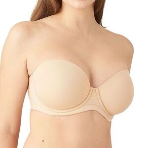 Wacoal Red Carpet Strapless‎ Full Coverage Underwire Nude Bra Womens 38B